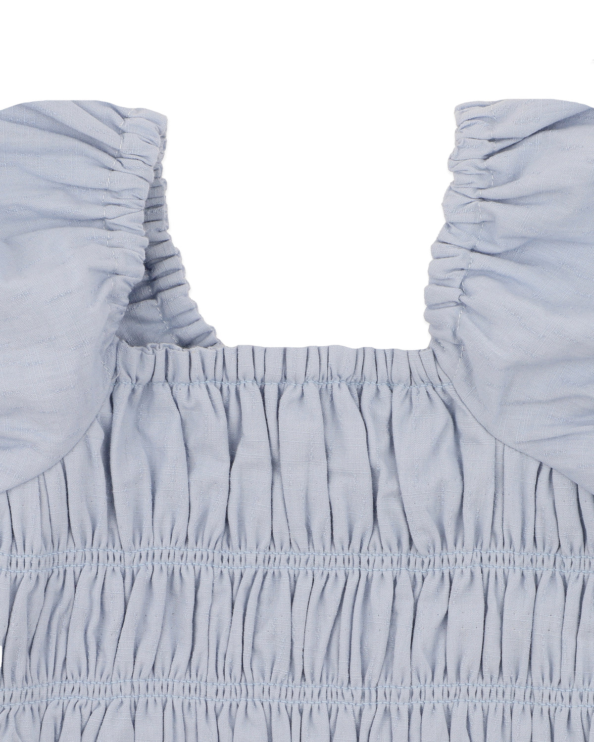 Fox & Finch Piccolina Shirred Balloon Short Sleeve Top