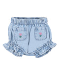 Fox & Finch Sundae Denim Embroidered Bloomers