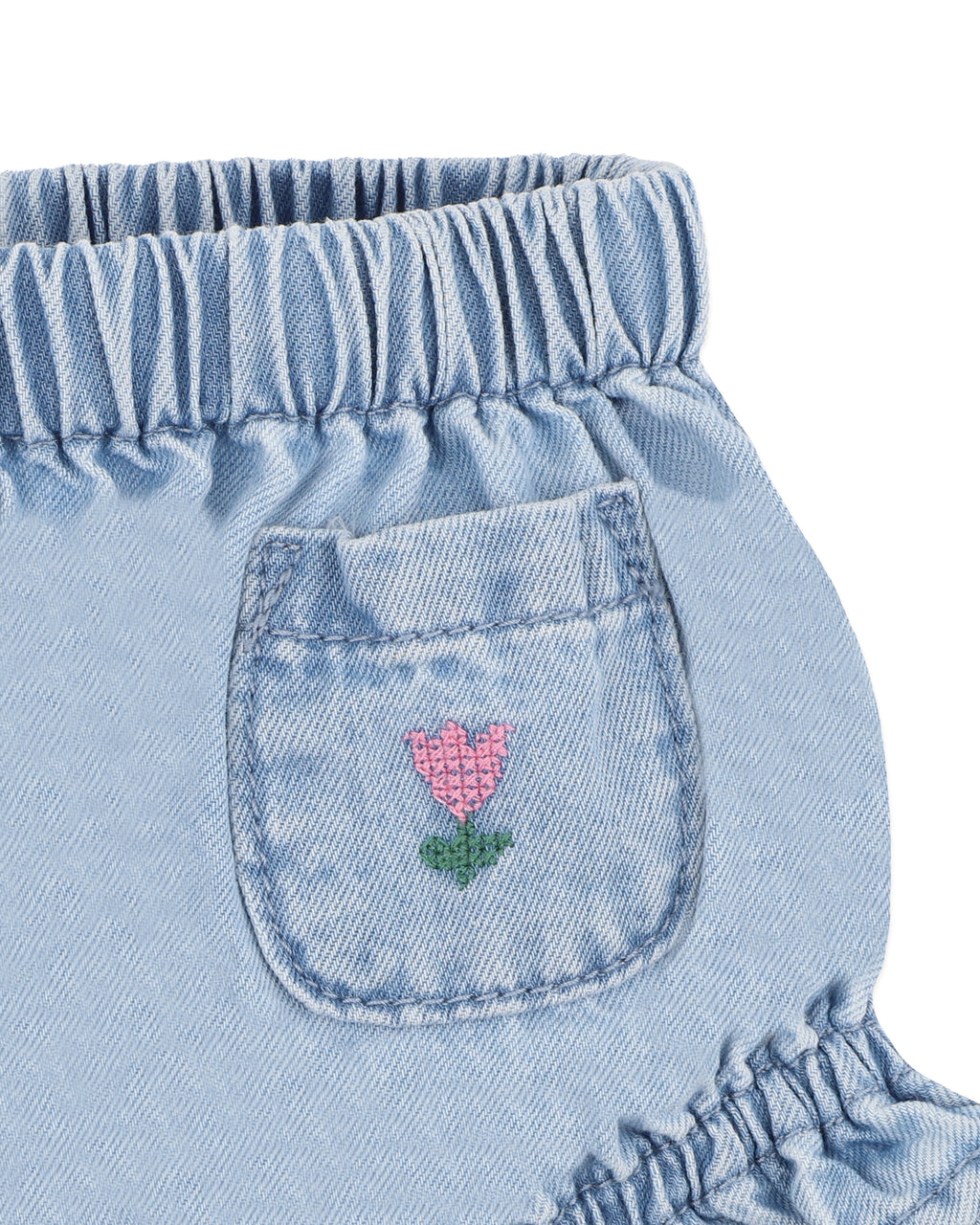 Fox & Finch Sundae Denim Embroidered Bloomers