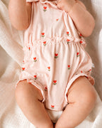 Fox & Finch Sundae Organic Frill Romper