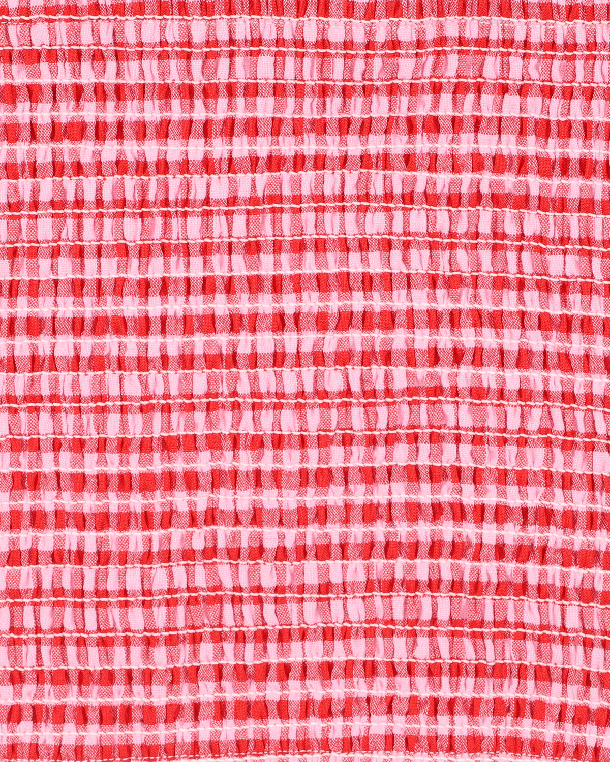 Fox & Finch Sundae Gingham Shirred Top