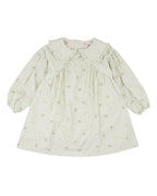Fox & Finch Orchard Bloom Emb. Stripe Dress 3-7
