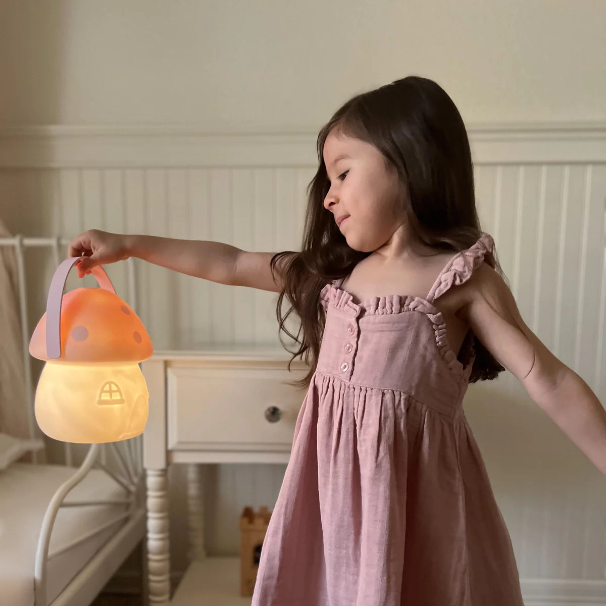 Little Belle Nightlights - Fairy Carry Lantern Pink & White