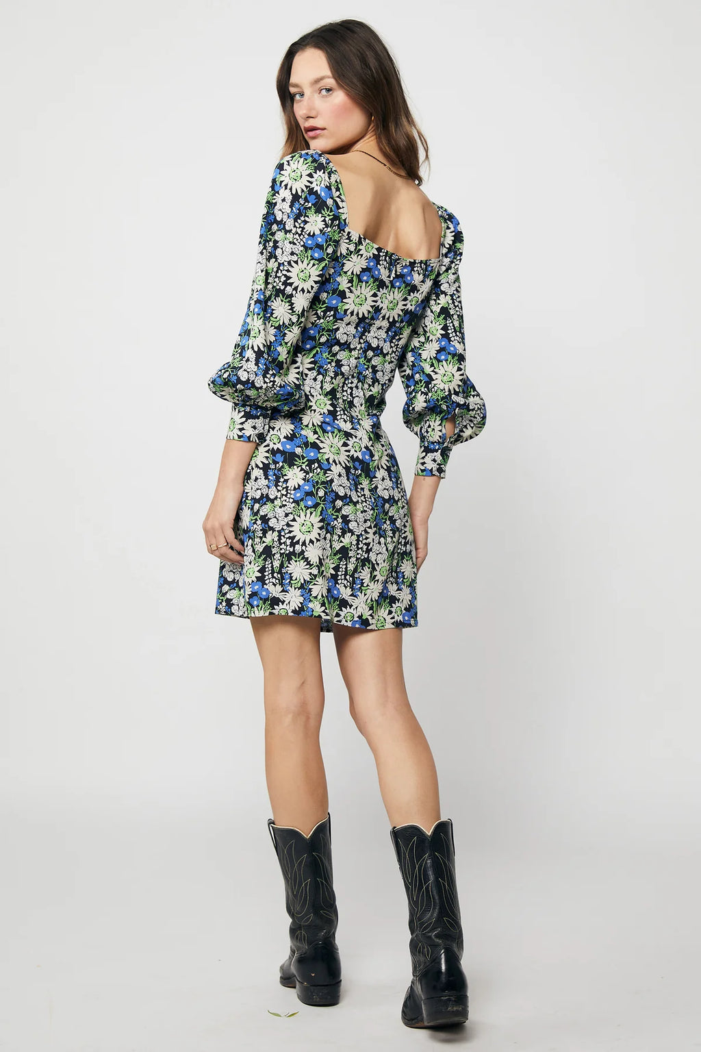 Rue Stiic Britt Mini Dress - Flores Del Sol