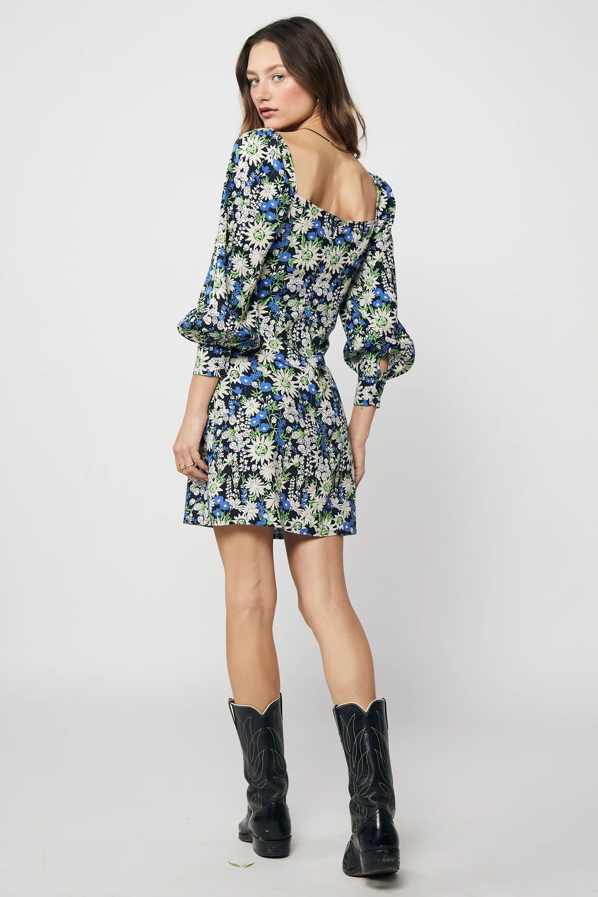 Rue Stiic Britt Mini Dress - Flores Del Sol