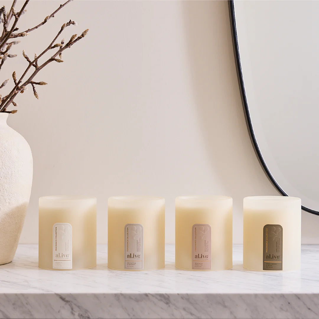 Al.ive Body Soy Candle- Apricot & Sweet Fig