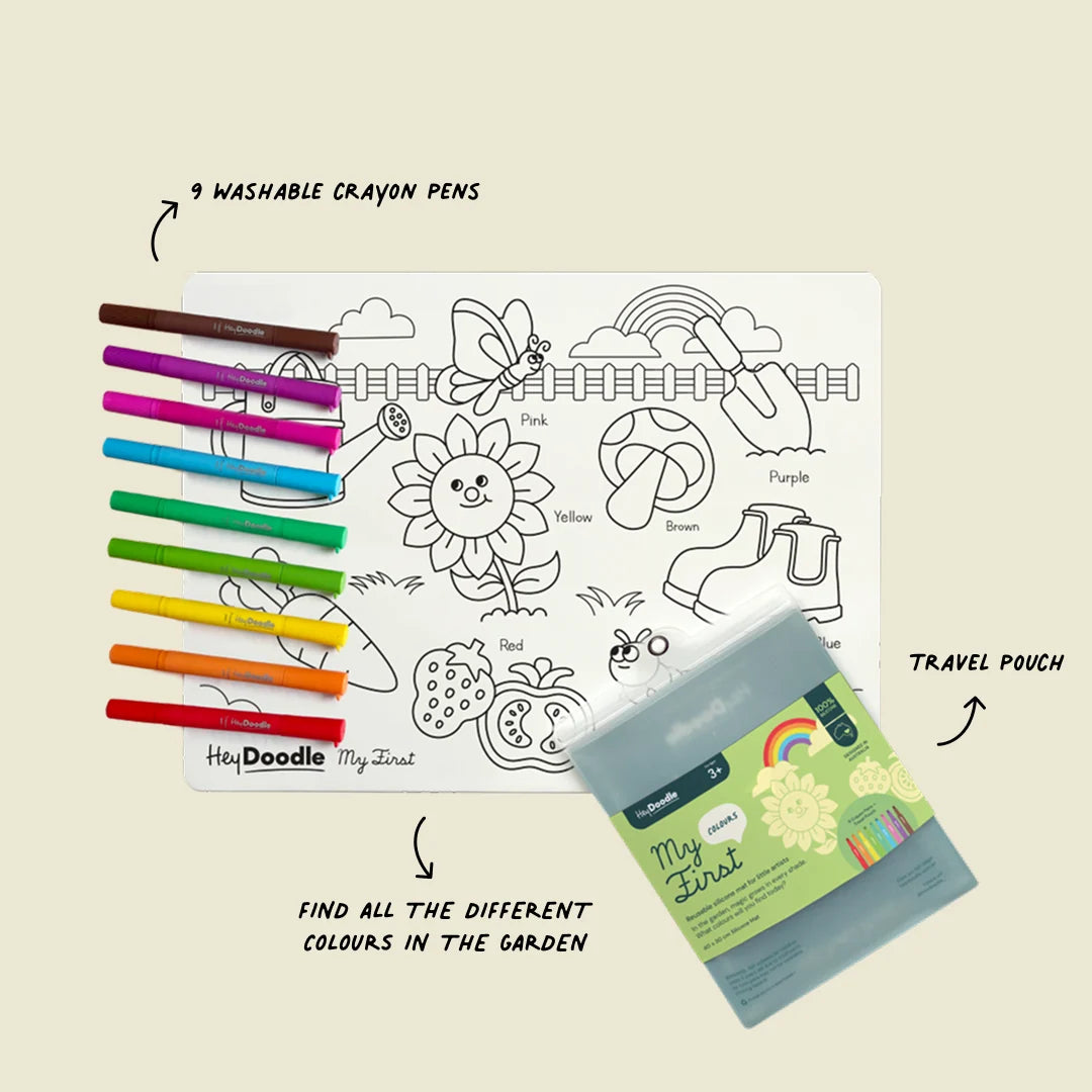Hey Doodle - My First Colours Colouring & Doodle Mat