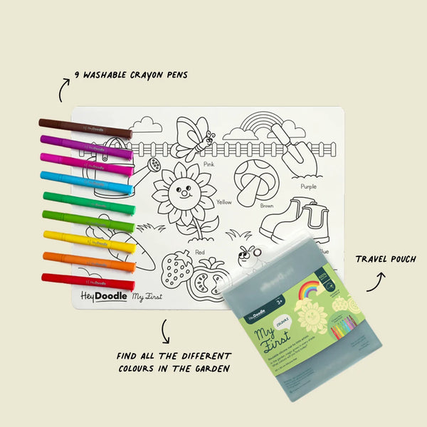 Hey Doodle - My First Colours Colouring & Doodle Mat