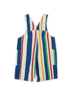 Goldie + Ace 90's Bold Stripe James Denim Pocket Overalls