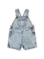 Goldie + Ace Burton Vintage Washed Denim Overalls Light Denim