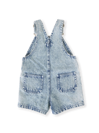 Goldie + Ace Burton Vintage Washed Denim Overalls Light Denim