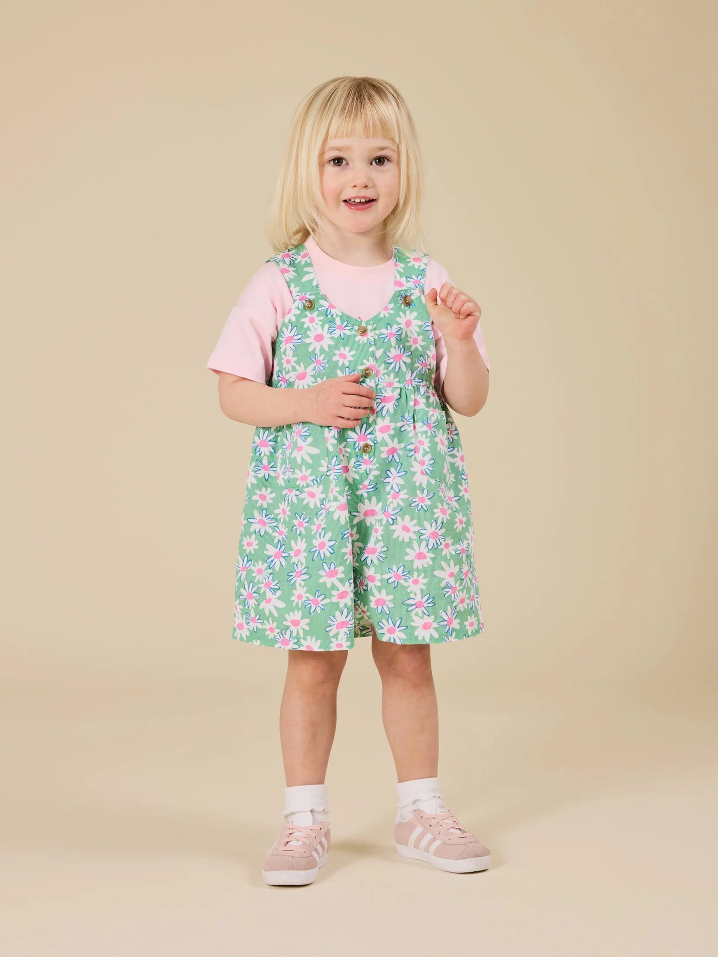 Goldie + Ace Daisy Patch Sara Shortalls