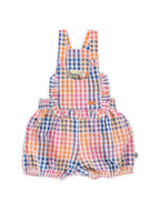 Goldie + Ace Rainbow Gingham Bubble Frill Romper