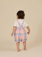 Goldie + Ace Rainbow Gingham Bubble Frill Romper