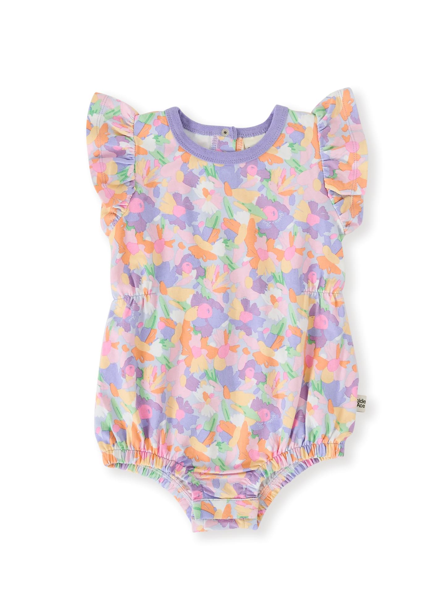 Goldie + Ace Pastel Bouquet Frill Bubble Romper