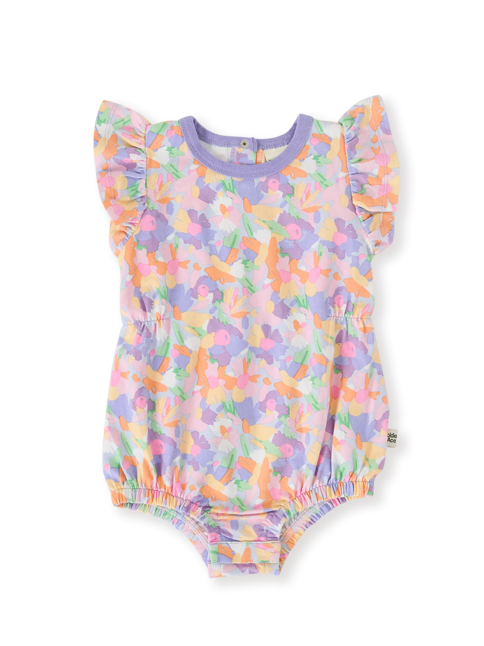 Goldie + Ace Pastel Bouquet Frill Bubble Romper
