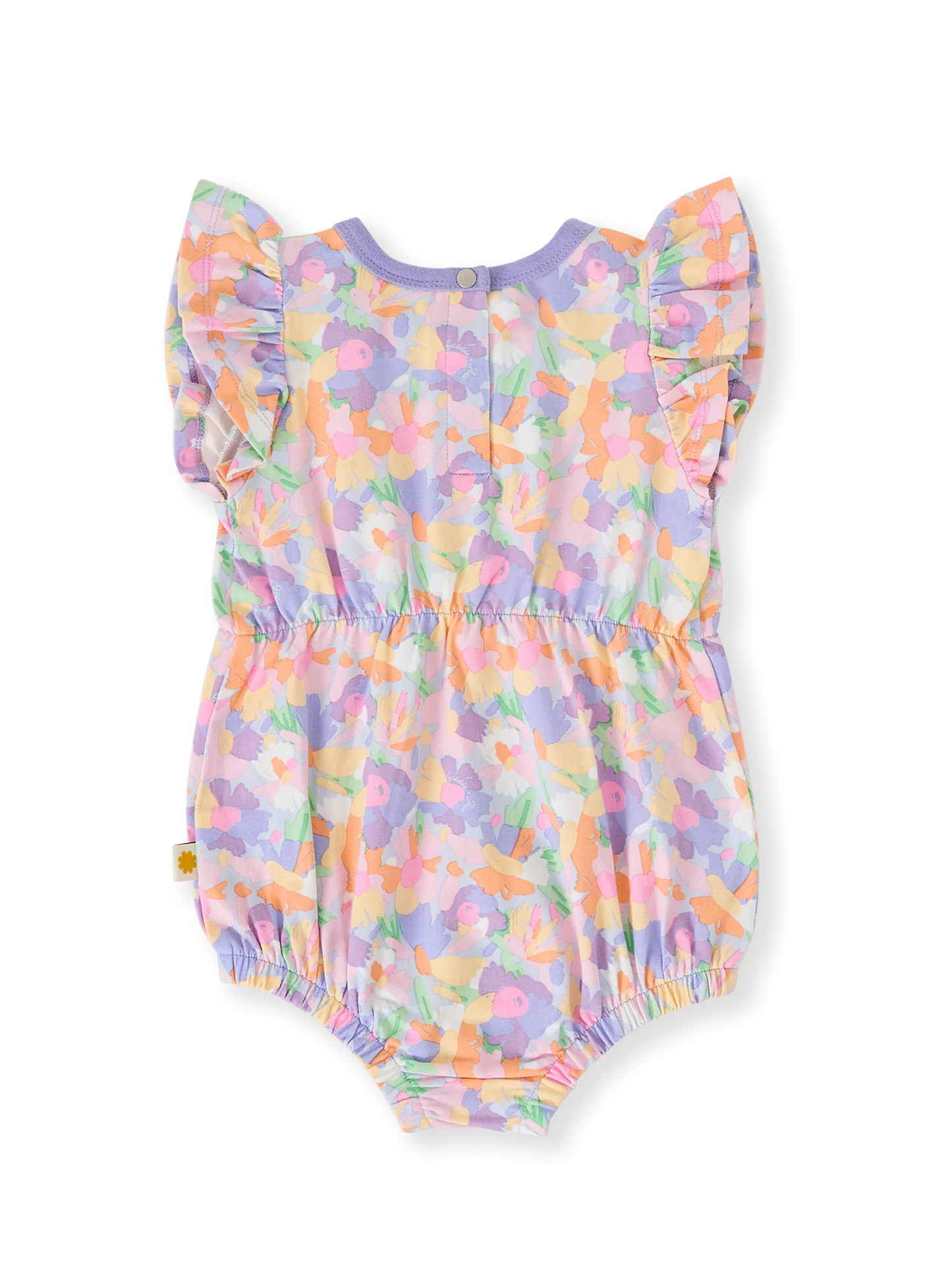Goldie + Ace Pastel Bouquet Frill Bubble Romper