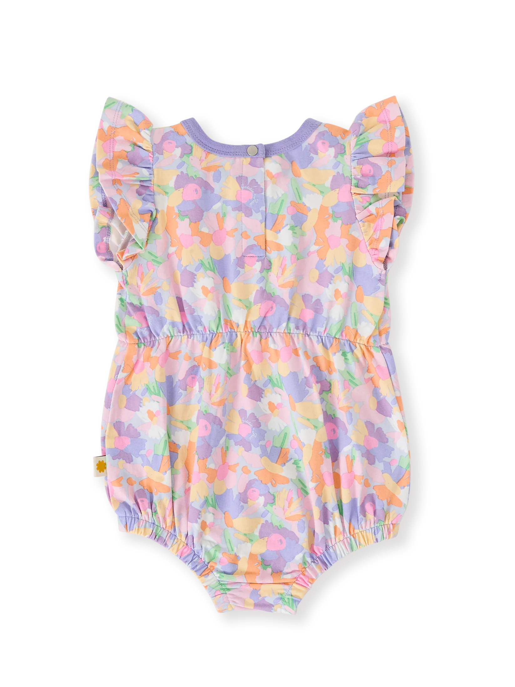 Goldie + Ace Pastel Bouquet Frill Bubble Romper