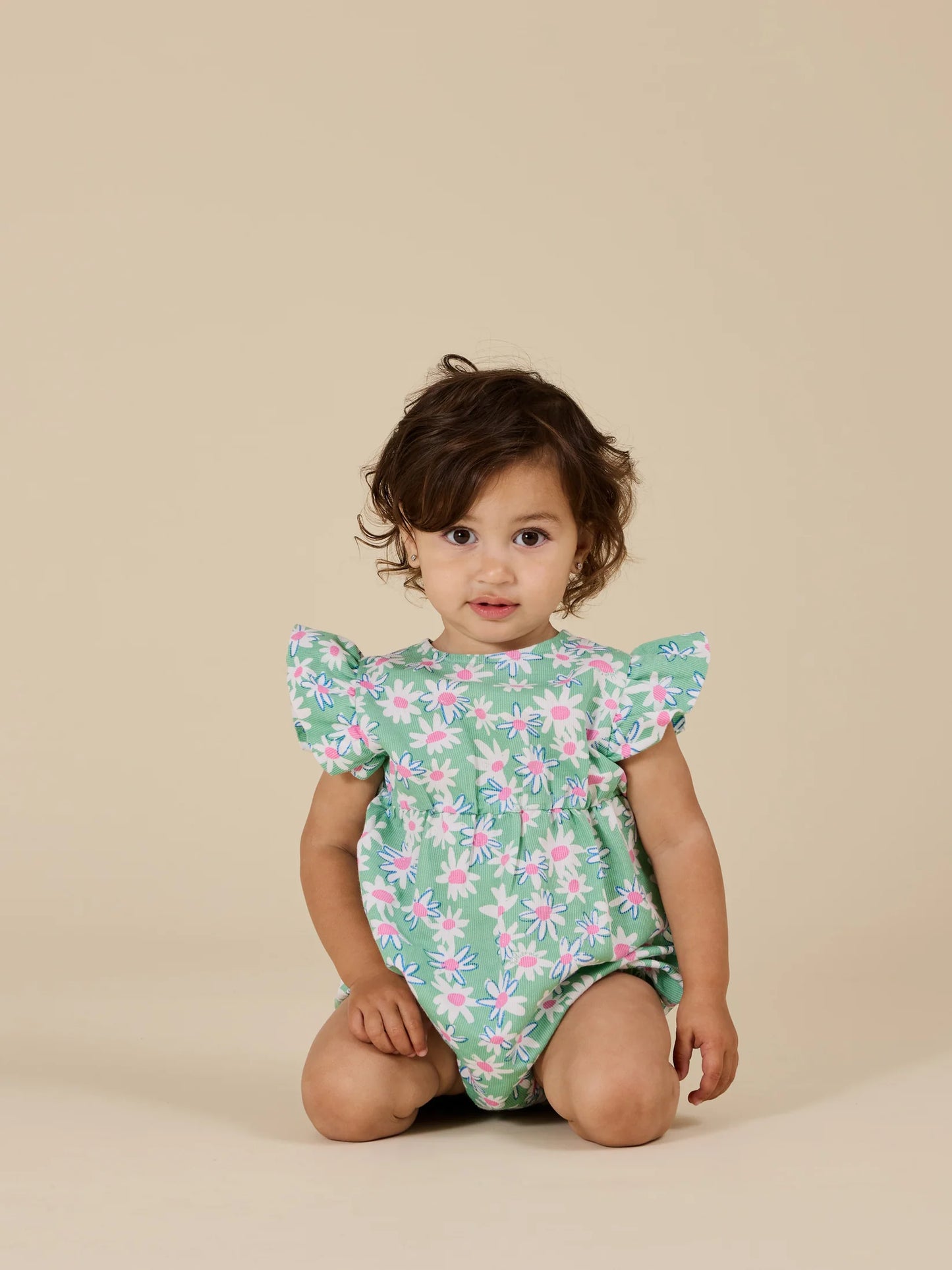 Goldie + Ace Daisy Patch Lani Romper
