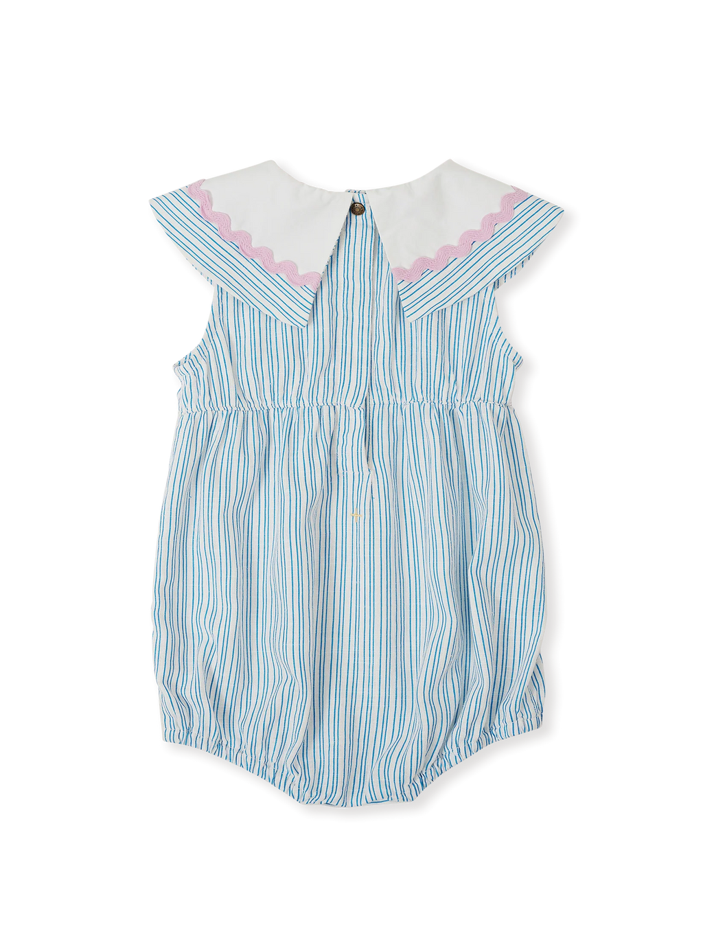 Goldie + Ace Sailor Stripe Ava Collared Romper