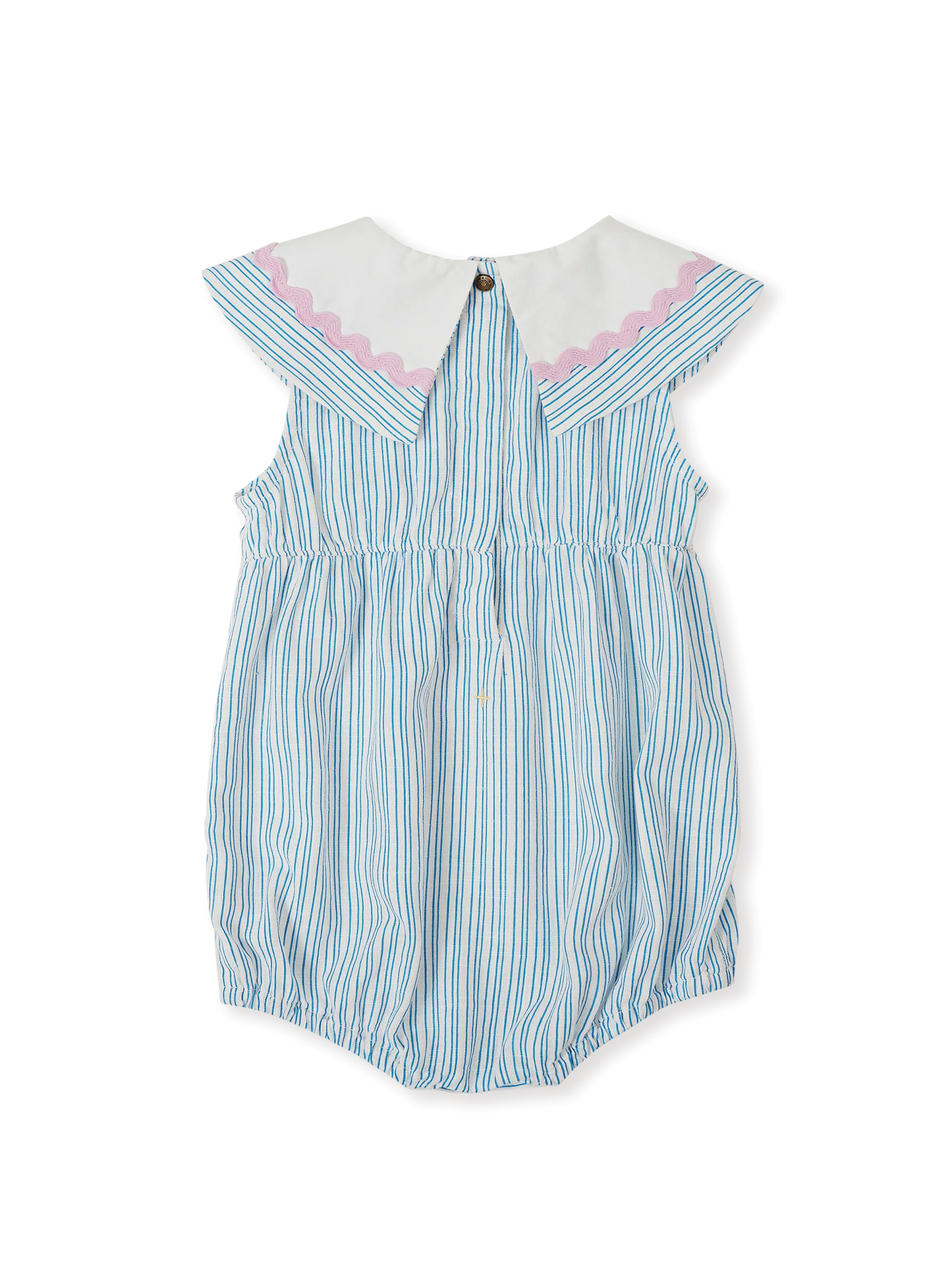 Goldie + Ace Sailor Stripe Ava Collared Romper