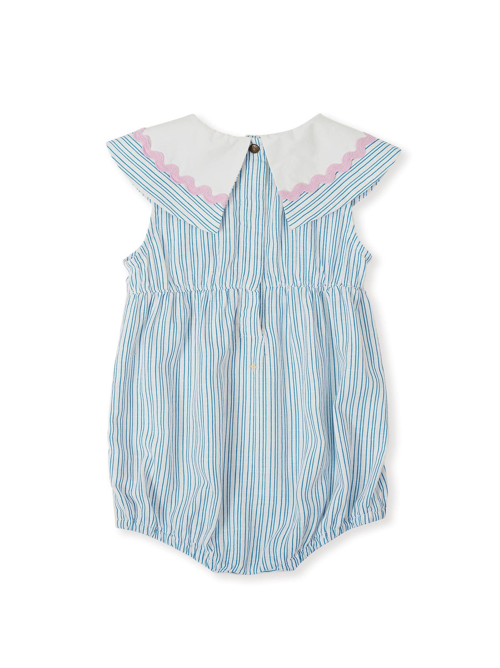 Goldie + Ace Sailor Stripe Ava Collared Romper