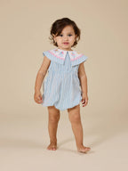 Goldie + Ace Sailor Stripe Ava Collared Romper
