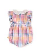 Goldie Ace + Rainbow Gingham Lani Smocked Romper