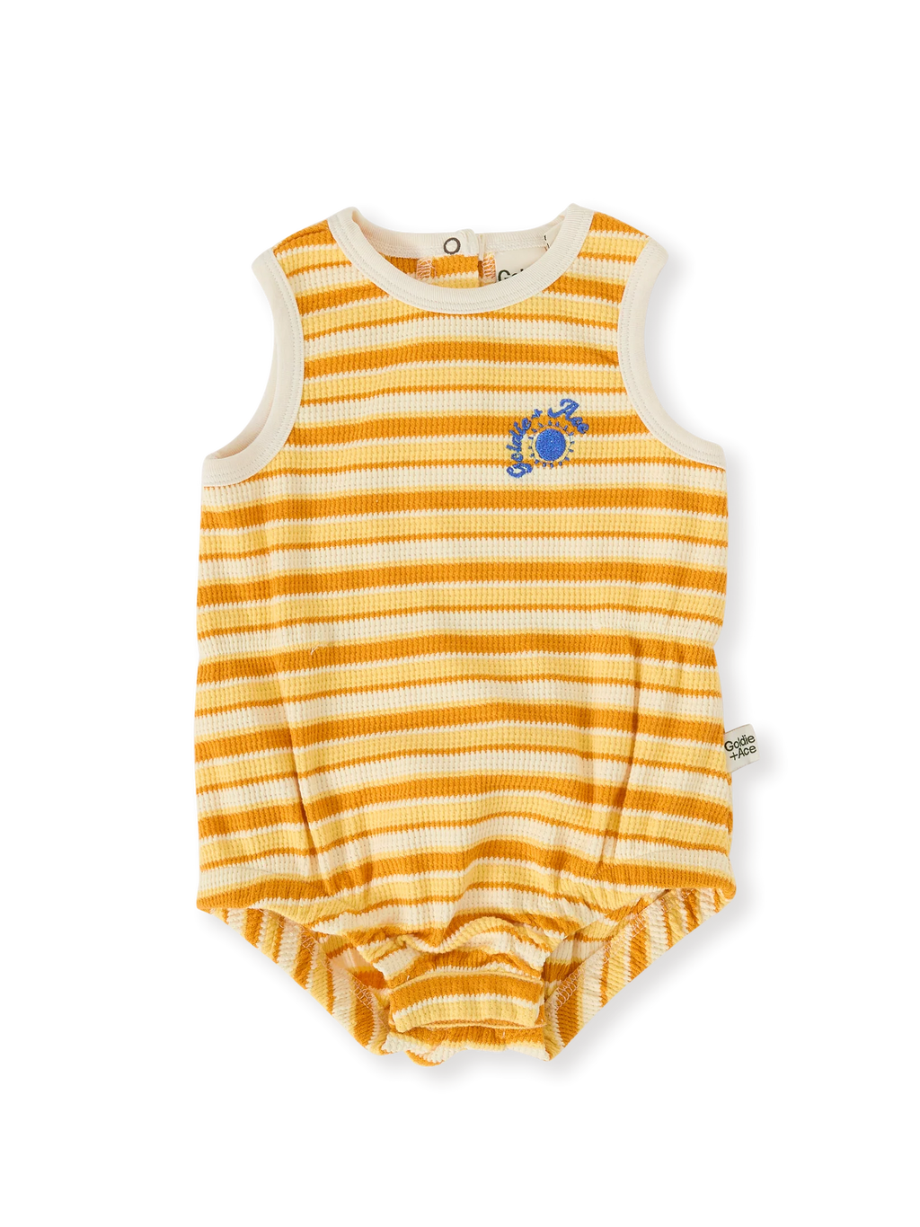 Goldie + Ace Sunshine Stripe Bubble Romper