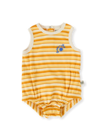 Goldie + Ace Sunshine Stripe Bubble Romper