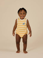 Goldie + Ace Sunshine Stripe Bubble Romper