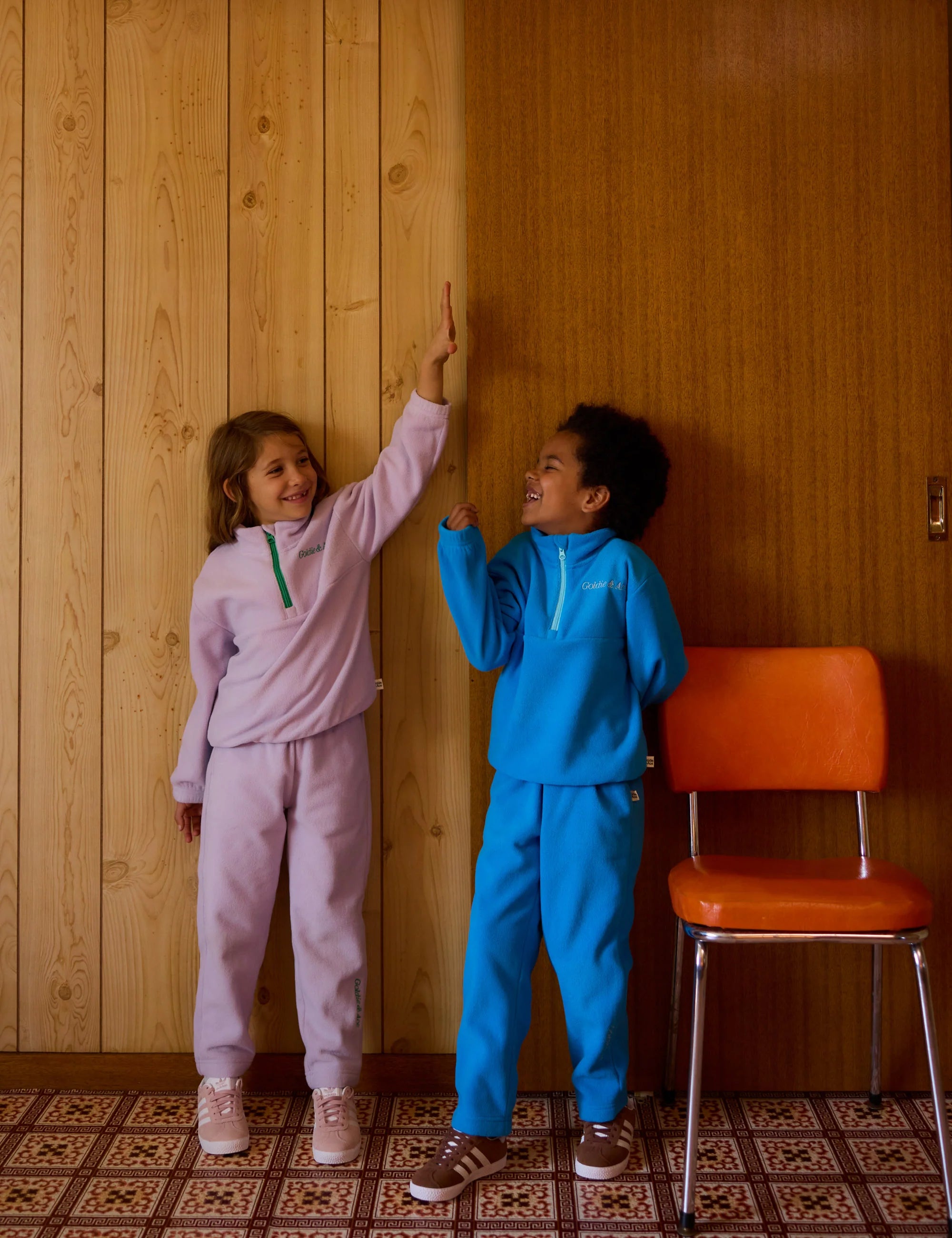 Goldie + Ace Bobbi Polar Fleece Sweatpants Lake