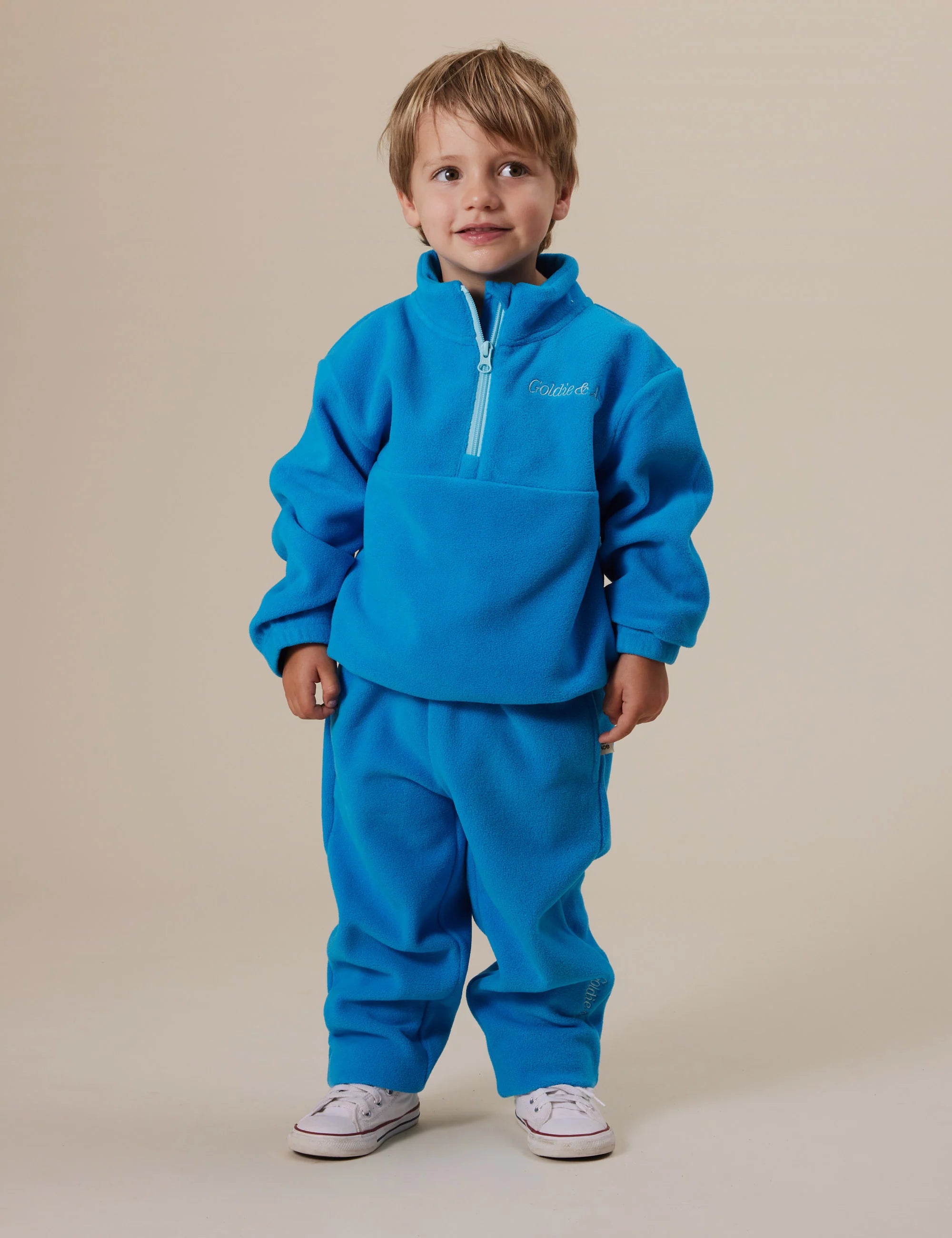 Goldie + Ace Bobbi Polar Fleece Sweatpants Lake