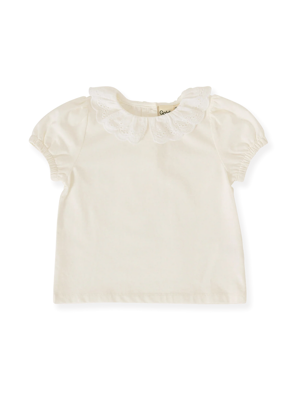 Goldie + Ace Laura Puff Sleeve Collar T-Shirt