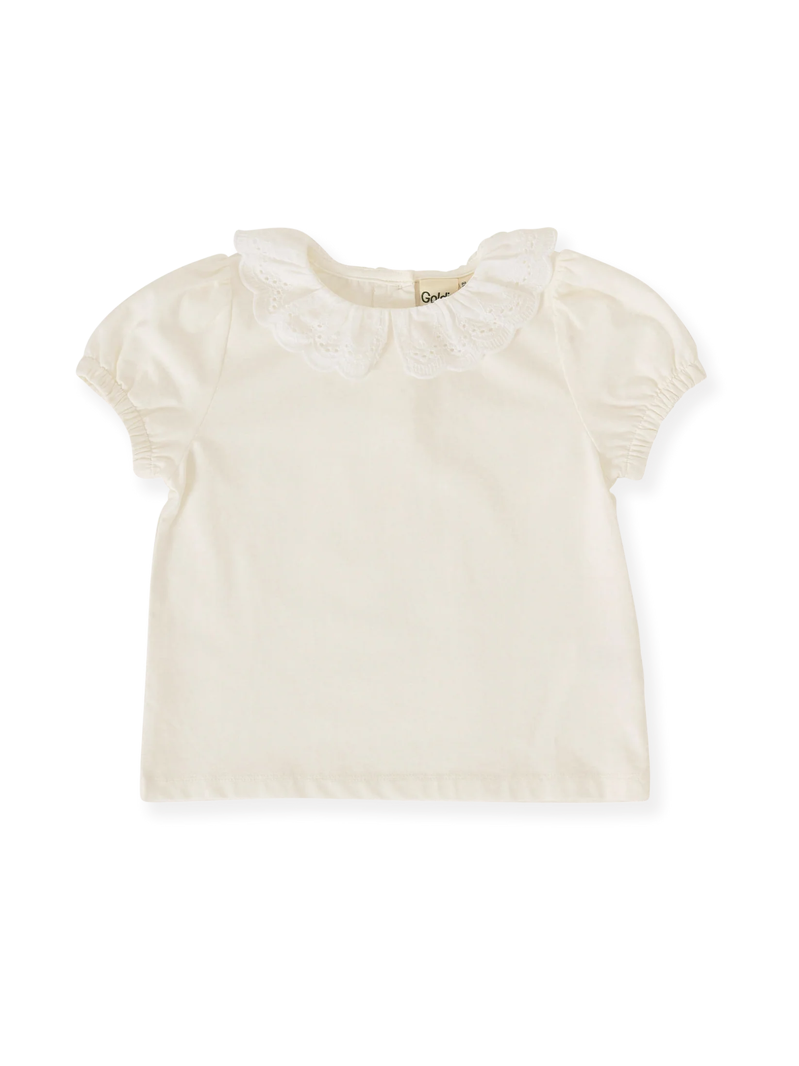 Goldie + Ace Laura Puff Sleeve Collar T-Shirt