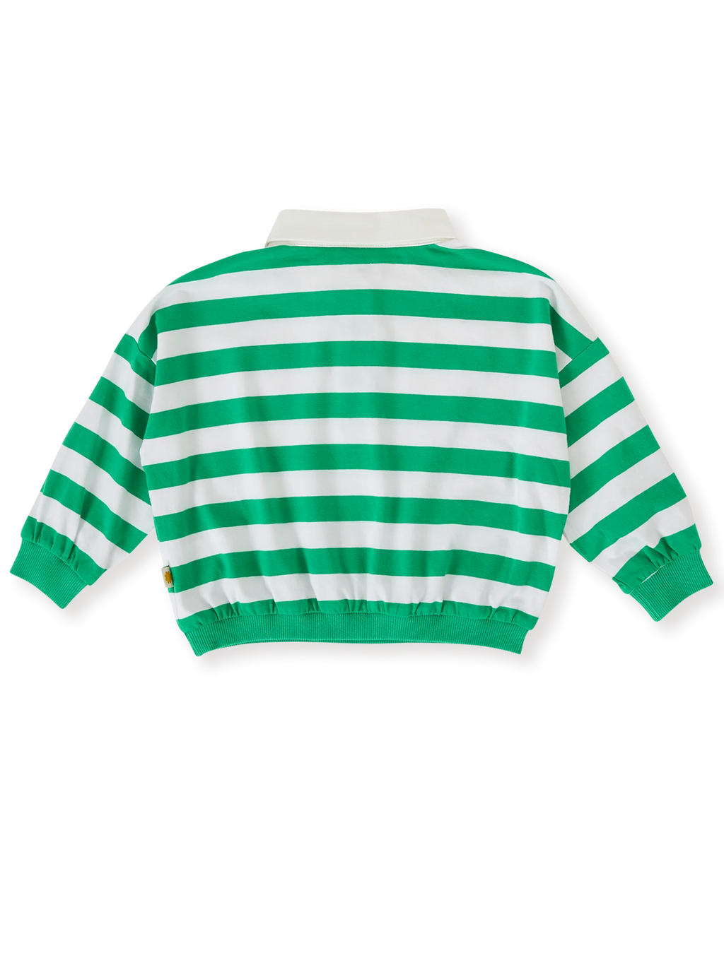 Goldie + Ace Kit Wide Stripe Relaxed Rugby Sweat Top