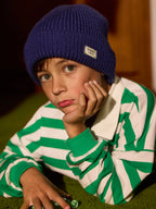 Goldie + Ace Kit Wide Stripe Relaxed Rugby Sweat Top