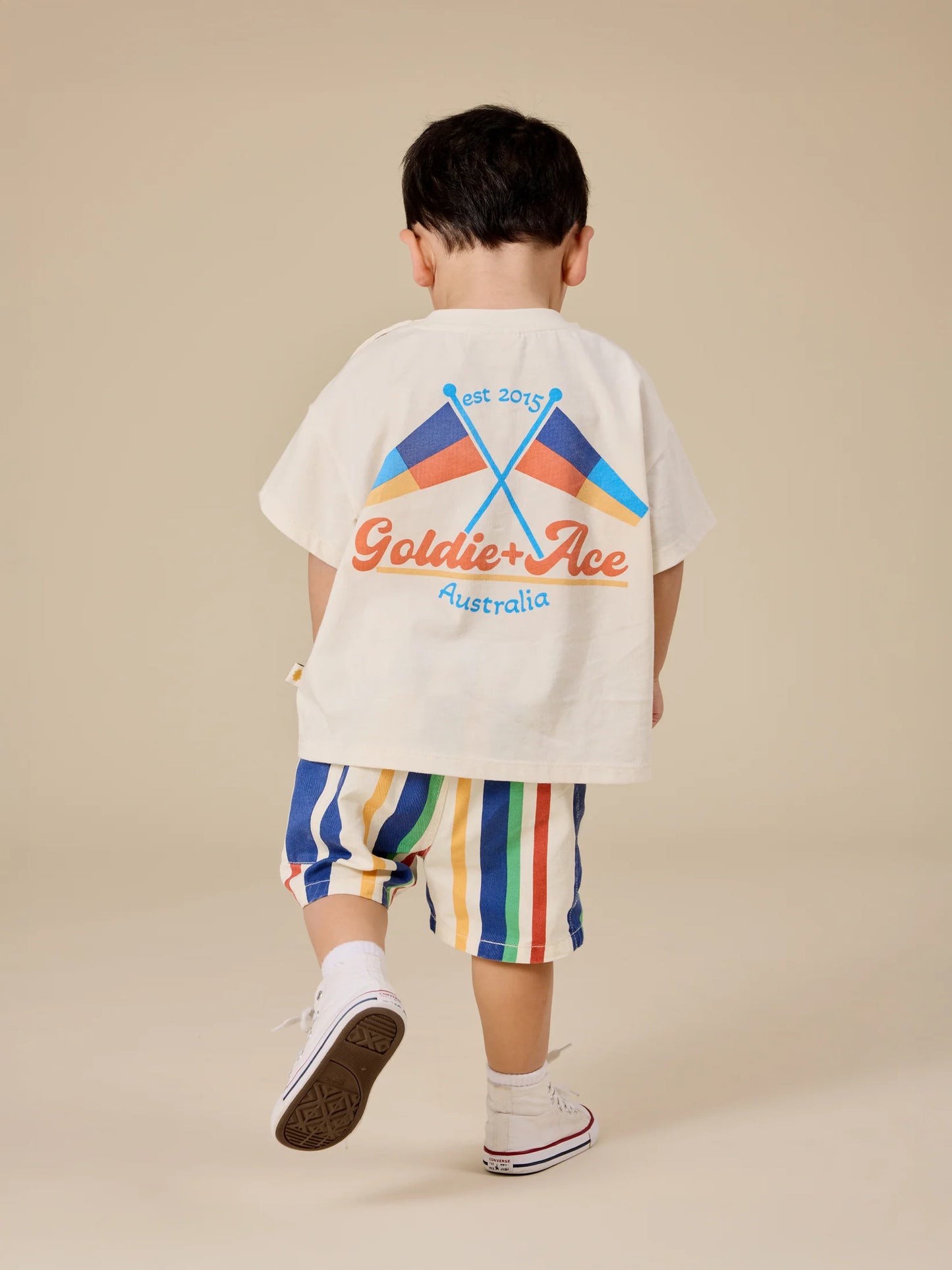 Goldie + Ace Nautical Flag Oversized T-Shirt