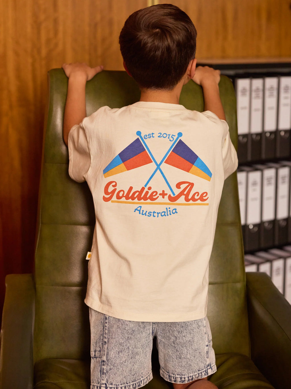 Goldie + Ace Nautical Flag Oversized T-Shirt