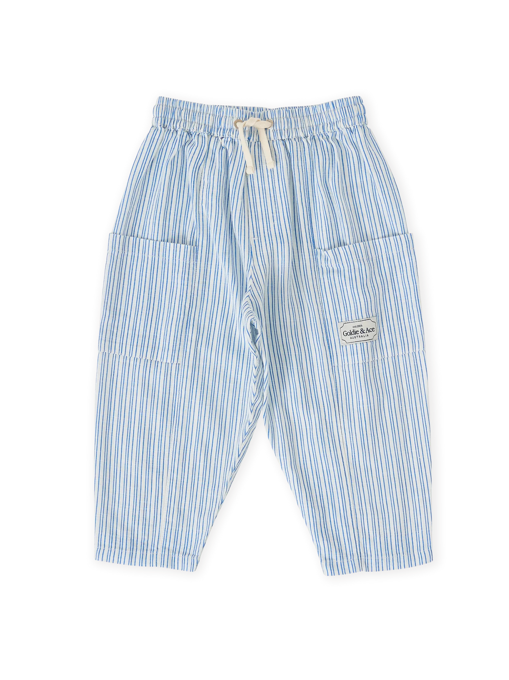 Goldie + Ace Sailor Stripe Kit Linen Pants