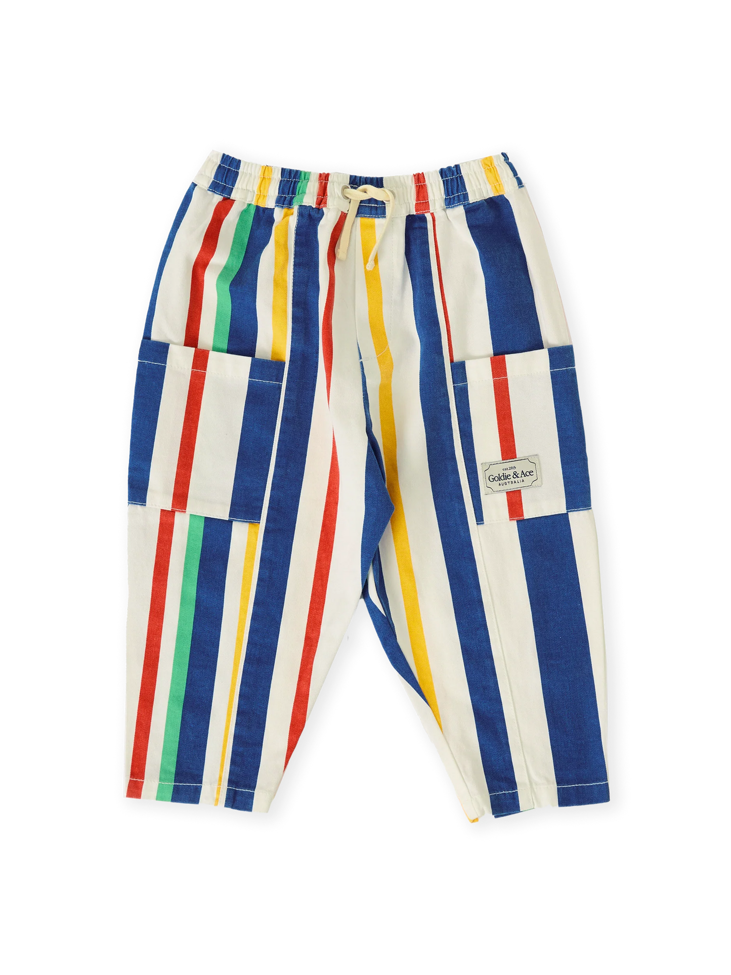Goldie + Ace 90's Bold Stripe Kit Denim Pocket Pant