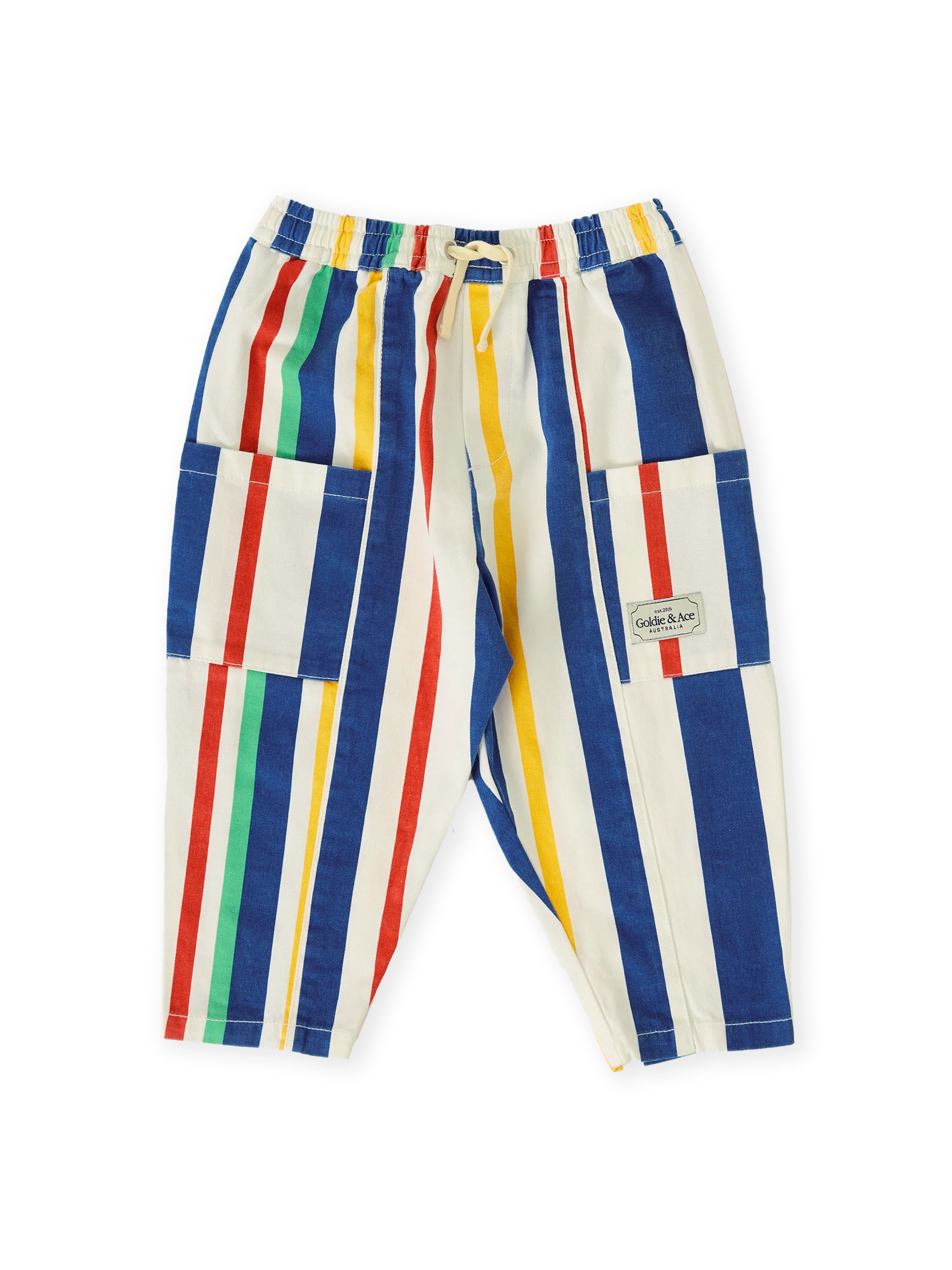 Goldie + Ace 90's Bold Stripe Kit Denim Pocket Pant