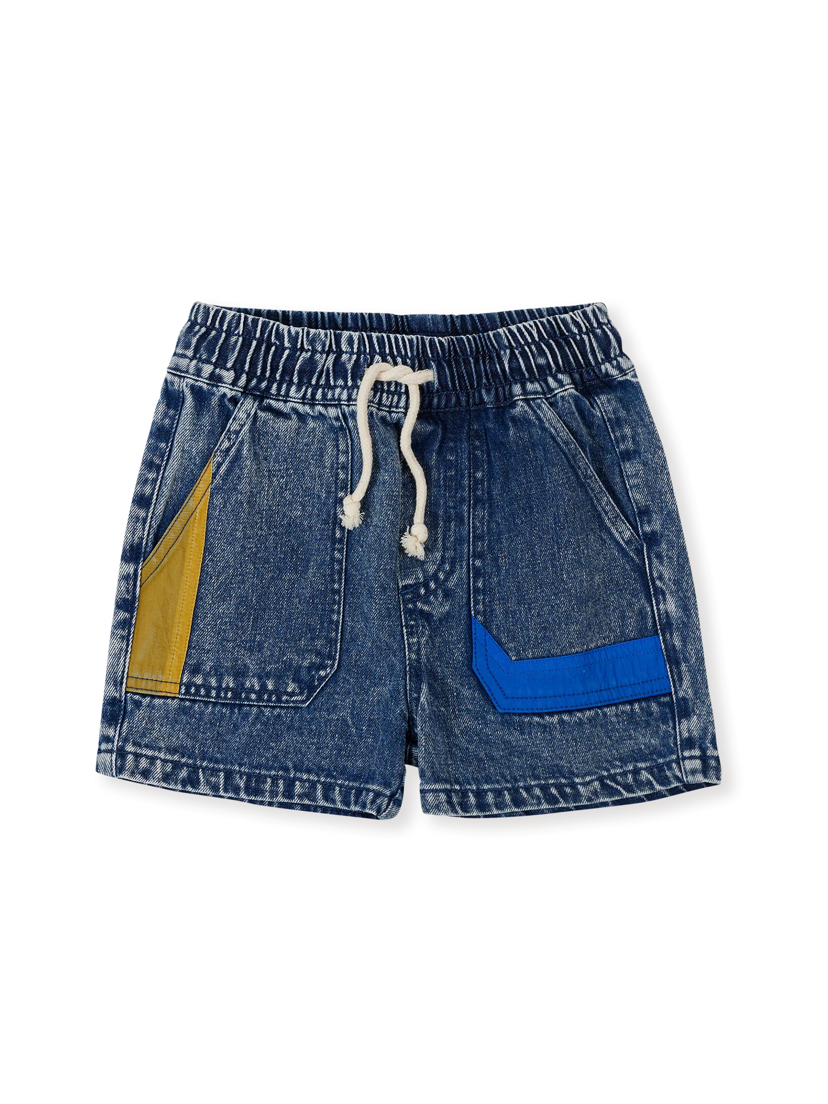 Goldie + Ace Primary Pop Noah Denim Shorts