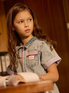 Goldie + Ace Pastel Pop Piper Denim Belted Dress