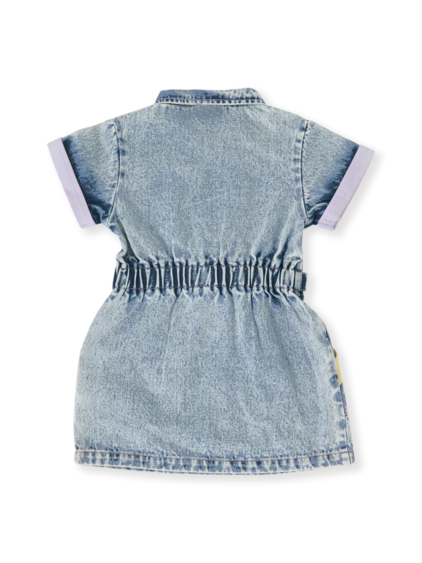 Goldie + Ace Pastel Pop Piper Denim Belted Dress
