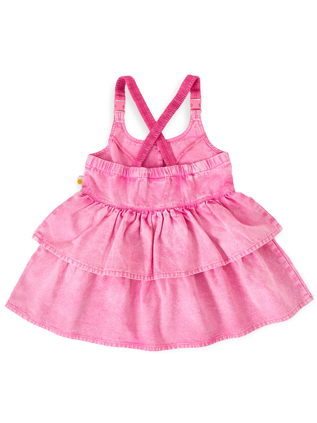 Goldie + Ace Saskia Denim Frill Pinafore Dress