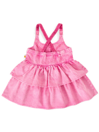 Goldie + Ace Saskia Denim Frill Pinafore Dress