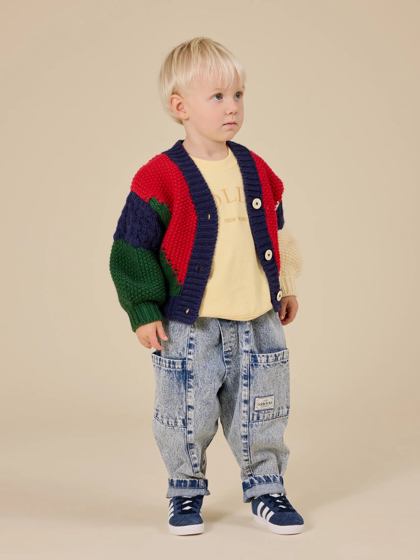 Goldie + Ace Kit Denim Pocket Pant Light Denim