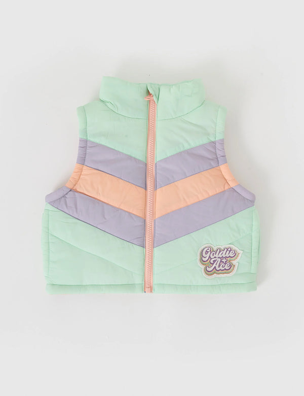 Goldie + Ace Panelled Vest