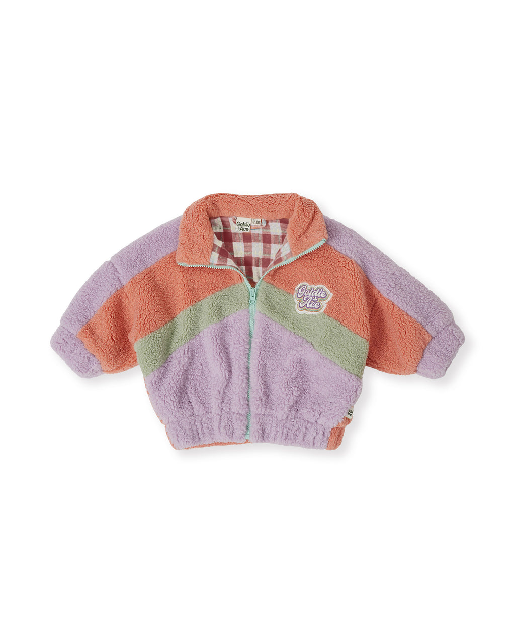 Goldie + Ace Frankie Sherpa Jacket Lilac